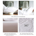 Brand New Smooth Waterproof Mattress Protector Cover For Bed